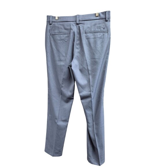 Haggar H26 Mens Performance 4-Way Stretch Slim Fit Trouser Pants Heather Gray 33 - Picture 7 of 7
